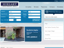 Tablet Screenshot of hiriart.com.ar
